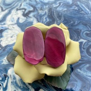 Kendra Scott Two Burgundy Illusion Stones READ